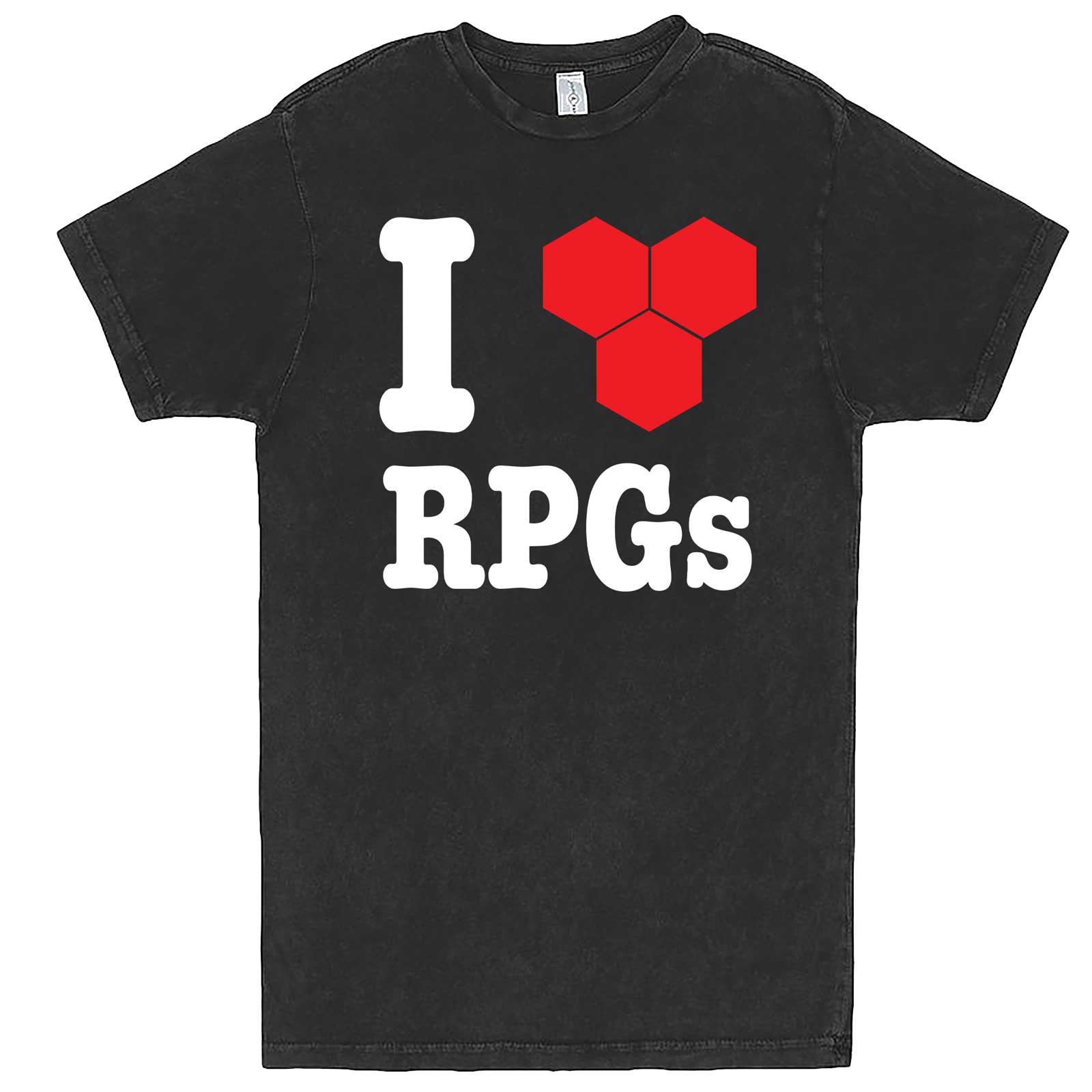  "I Love Role-Playing Games" men's t-shirt Vintage Black