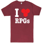  "I Love Role-Playing Games" men's t-shirt Vintage Brick