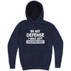  "In My Defense, I Was Left Unsupervised" hoodie, 3XL, Vintage Denim