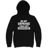  "In My Defense, I Was Left Unsupervised" hoodie, 3XL, Black