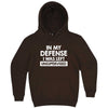  "In My Defense, I Was Left Unsupervised" hoodie, 3XL, Chestnut
