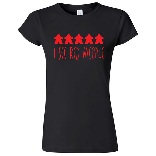  "I See Red Meeple" women's t-shirt Black