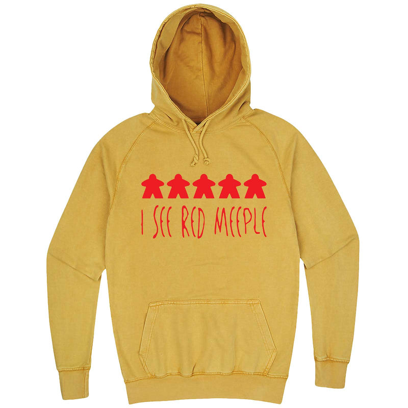  "I See Red Meeple" hoodie, 3XL, Vintage Mustard