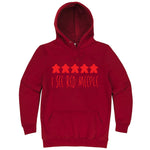  "I See Red Meeple" hoodie, 3XL, Paprika