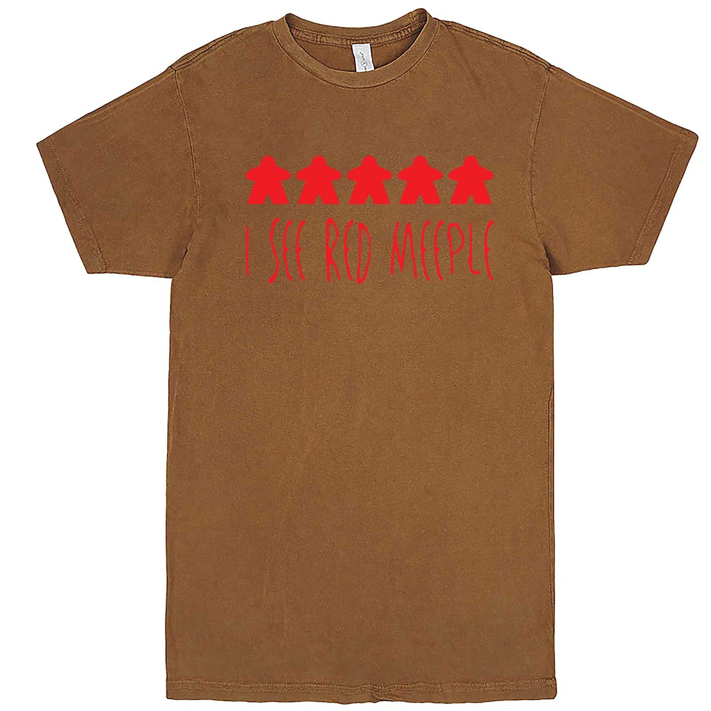  "I See Red Meeple" men's t-shirt Vintage Camel
