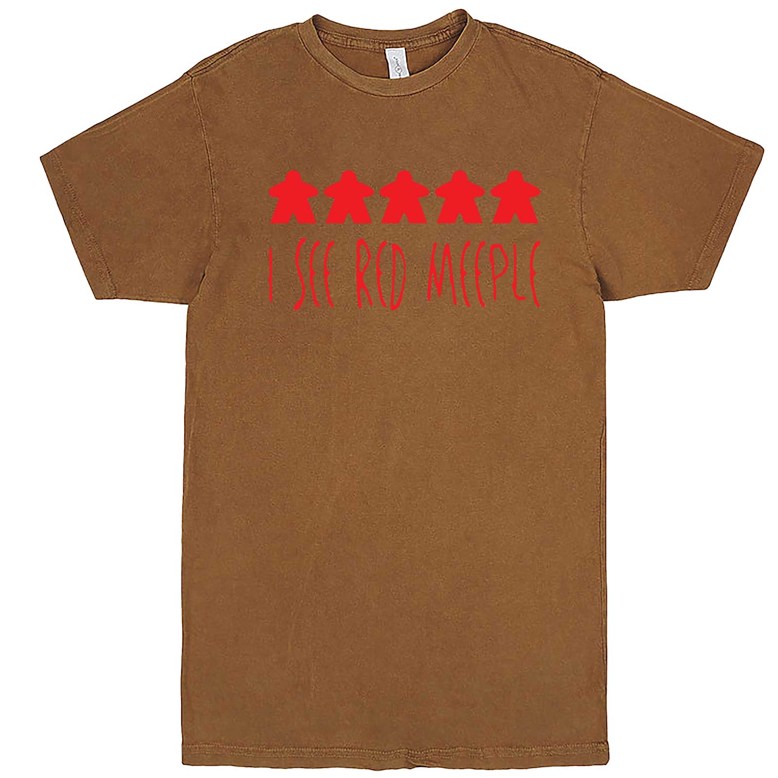  "I See Red Meeple" men's t-shirt Vintage Camel