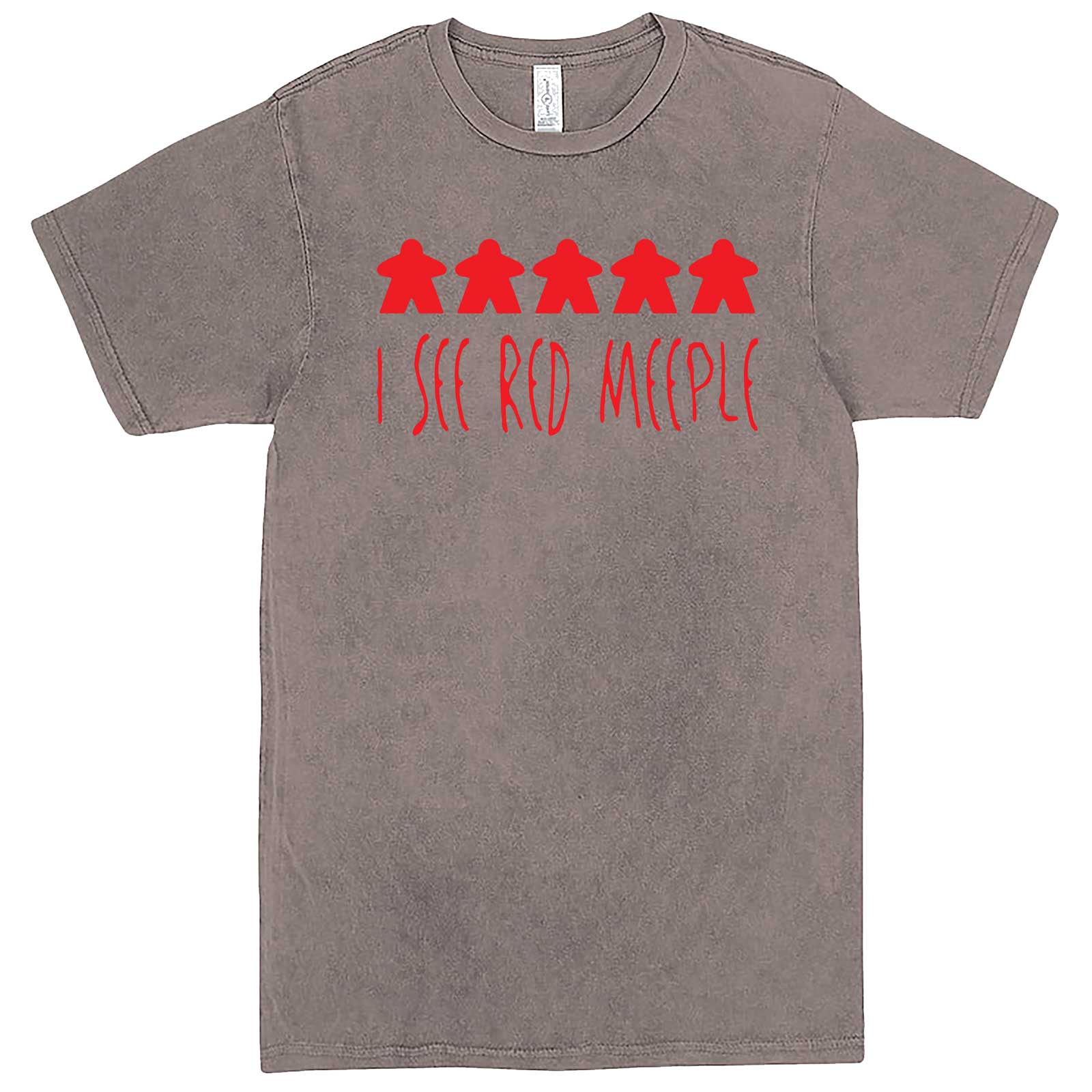  "I See Red Meeple" men's t-shirt Vintage Zinc