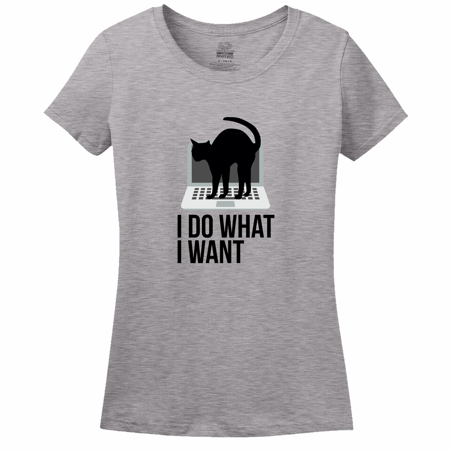 I Do What I Want Cat Women's Tee