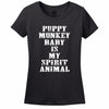 Puppy Monkey Baby Is My Spirit Animal Women's T-Shirt