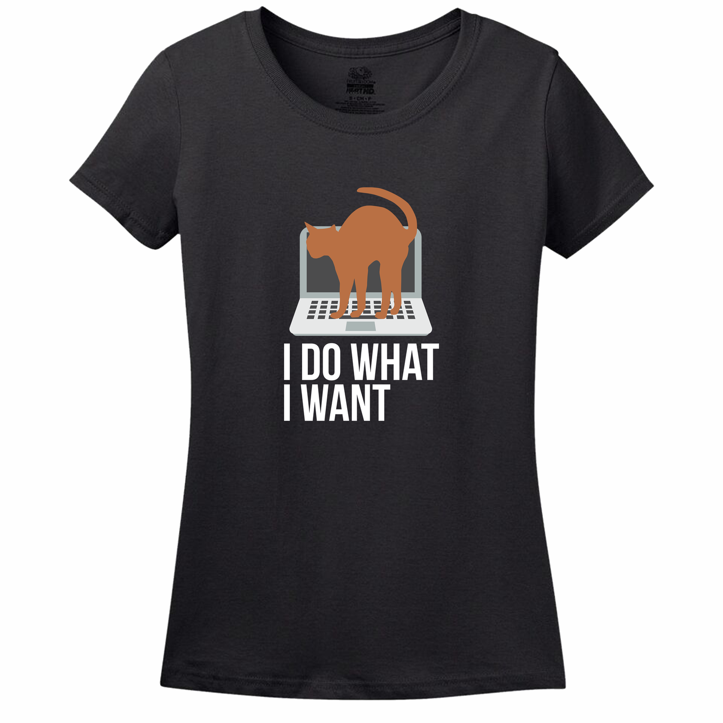 I Do What I Want Cat Women's Tee