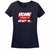 Home Is Where The Heart Is Womens Tee