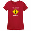 When You Reach A Fork In The Road Take It Womens Tee