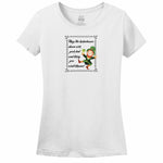 May The Leprechauns Dance Over Your Bed And Bring You Sweet Dreams Womens Tee