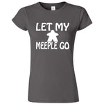  "Let My Meeple Go" women's t-shirt Charcoal