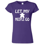  "Let My Meeple Go" women's t-shirt Purple