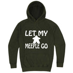  "Let My Meeple Go" hoodie, 3XL, Vintage Olive