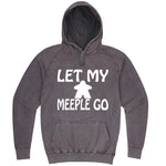  "Let My Meeple Go" hoodie, 3XL, Vintage Zinc
