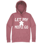  "Let My Meeple Go" hoodie, 3XL, Mauve