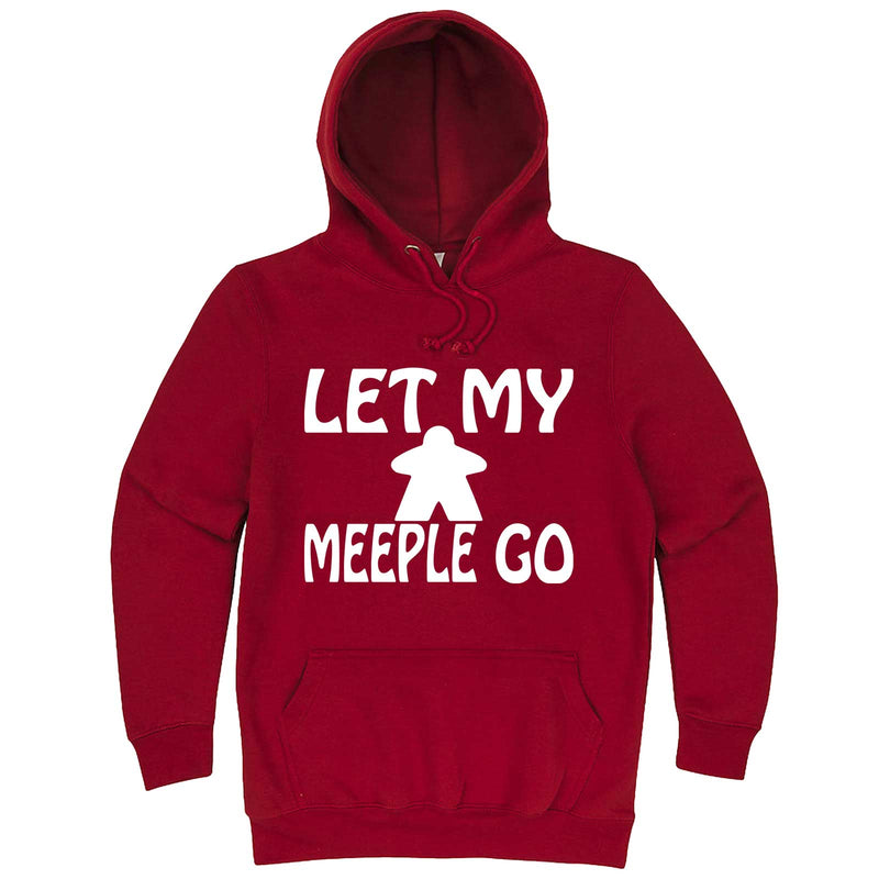  "Let My Meeple Go" hoodie, 3XL, Paprika