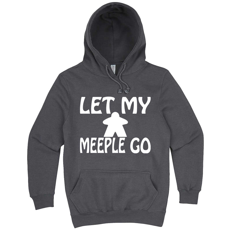  "Let My Meeple Go" hoodie, 3XL, Storm
