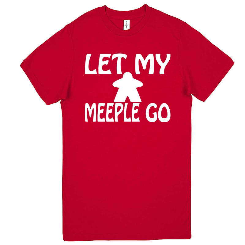  "Let My Meeple Go" men's t-shirt Red