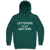  "Leftovers Are For Quitters" hoodie, 3XL, Teal