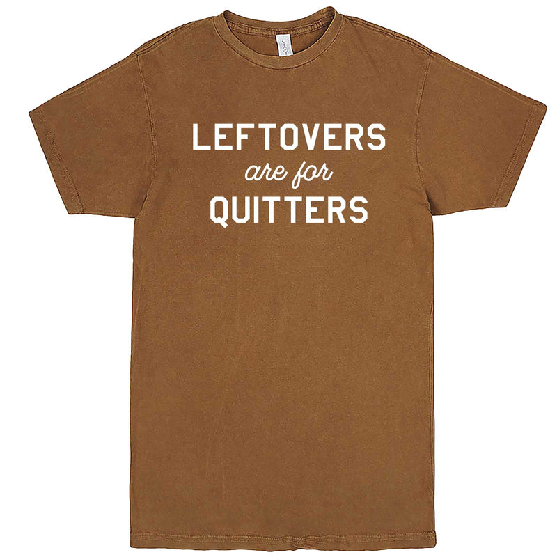  "Leftovers Are For Quitters" men's t-shirt Vintage Camel