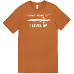  "I Don't Work Out, I Level Up - RPGs" men's t-shirt Meerkat