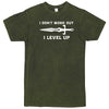  "I Don't Work Out, I Level Up - RPGs" men's t-shirt Vintage Olive