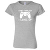  "I Don't Work Out, I Level Up - Video Games" women's t-shirt Sport Grey