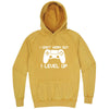  "I Don't Work Out, I Level Up - Video Games" hoodie, 3XL, Vintage Mustard
