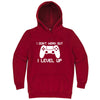  "I Don't Work Out, I Level Up - Video Games" hoodie, 3XL, Paprika
