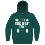  "Well It's Not Going to Lift Itself" hoodie, 3XL, Teal