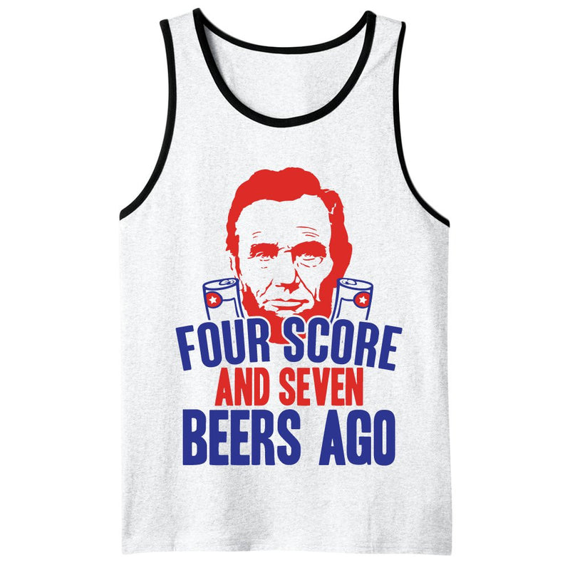 Four Score And Seven Beers Ago - Men's Tank Top