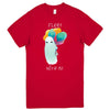 "Float With Me" Men's shirt Red