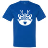  "Cute Meowy Christmas kitty" men's t-shirt Royal-Blue