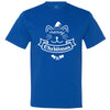  "Adorable Meowy Christmas kitty" men's t-shirt Royal-Blue