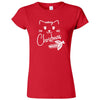 "Sweet Meowy Christmas kitty" women's t-shirt Red