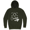  "Sweet Meowy Christmas kitty" hoodie, 3XL, Vintage Olive