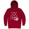 "Sweet Meowy Christmas kitty" hoodie, 3XL, Paprika