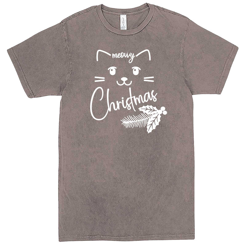  "Sweet Meowy Christmas kitty" men's t-shirt Vintage Zinc