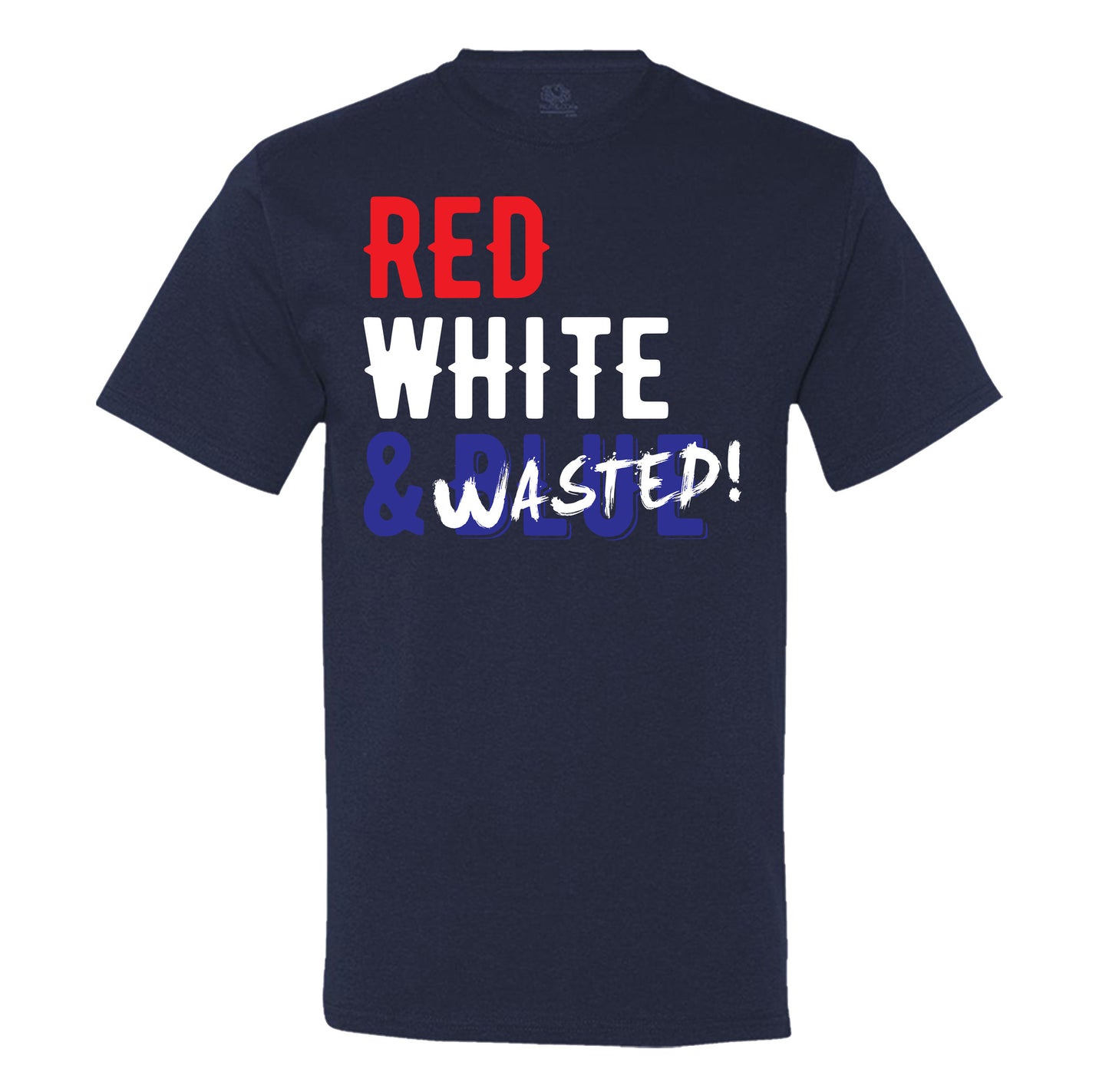 Red White & Wasted - Men's T-Shirt