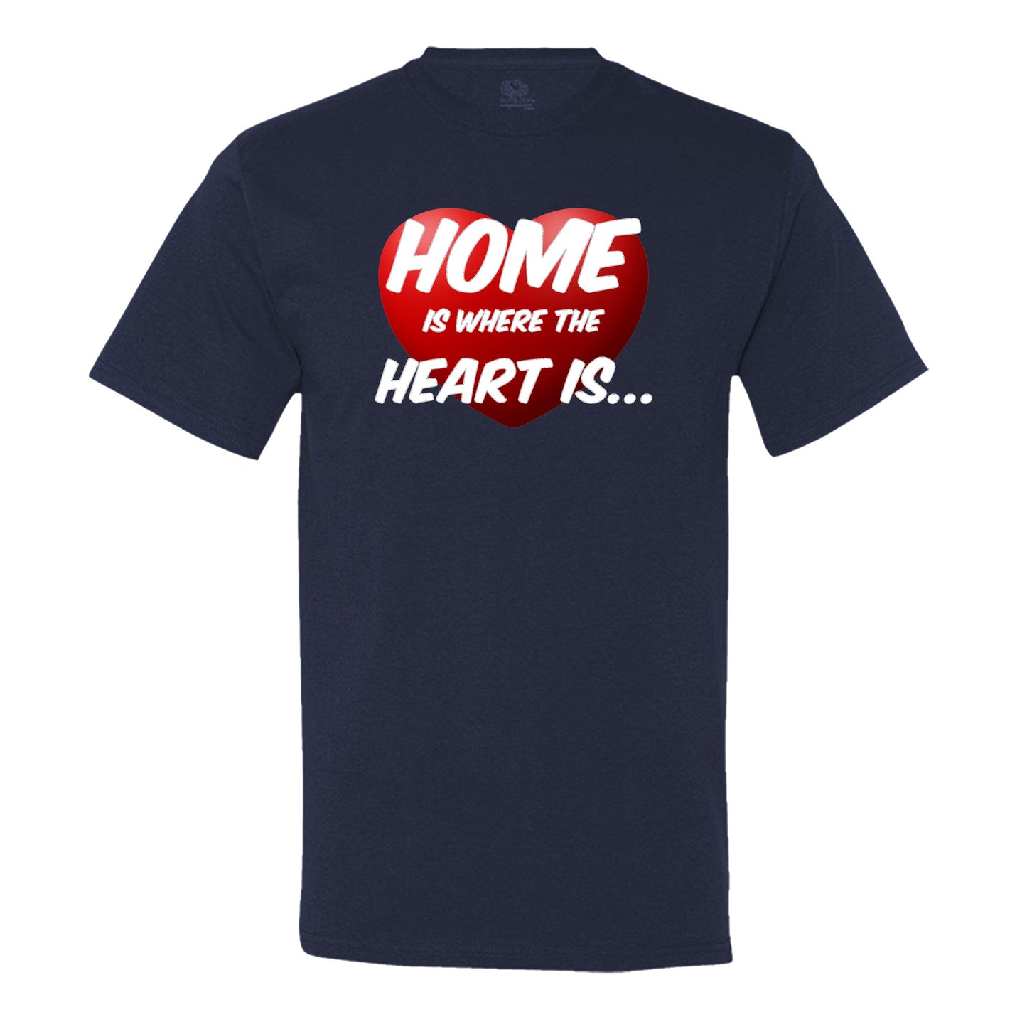 Home Is Where The Heart Is Mens Tee
