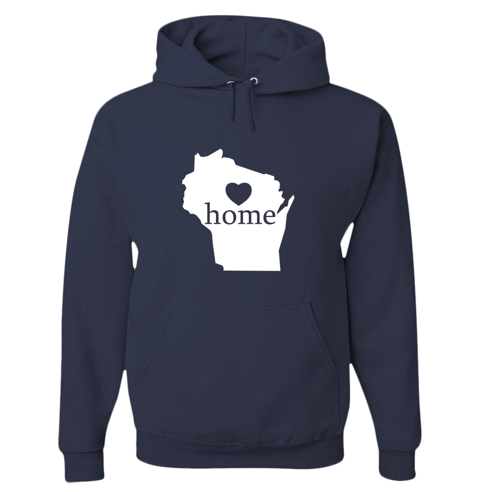Wisconsin Home State Pride Hoodie