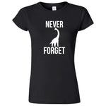  "Never Forget - Dinosaur" women's t-shirt Black