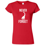  "Never Forget - Dinosaur" women's t-shirt Red