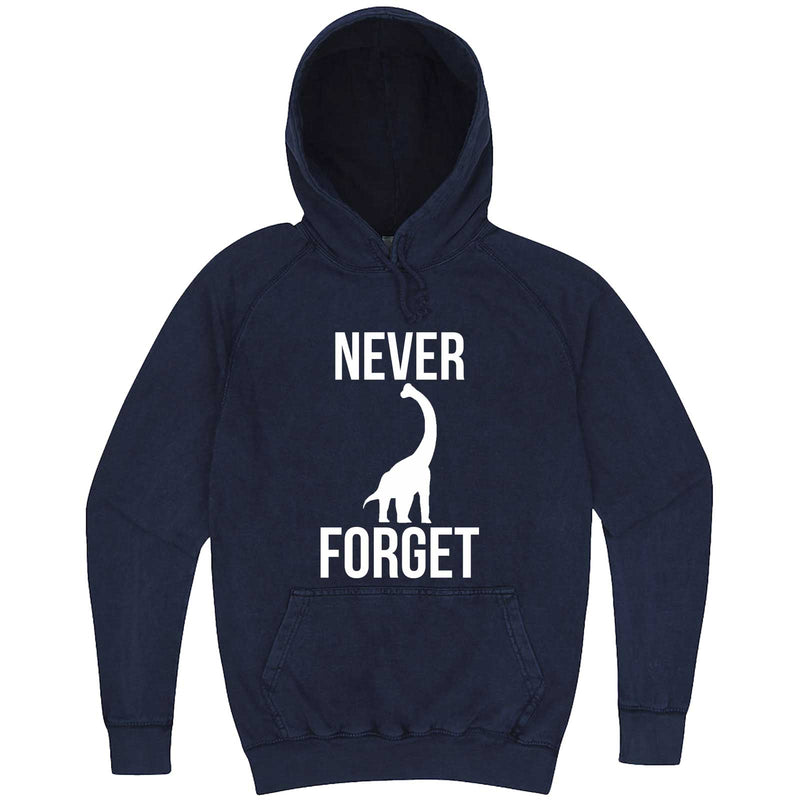  "Never Forget - Dinosaur" hoodie, 3XL, Vintage Denim
