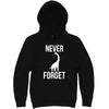  "Never Forget - Dinosaur" hoodie, 3XL, Black