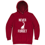  "Never Forget - Dinosaur" hoodie, 3XL, Paprika