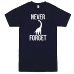  "Never Forget - Dinosaur" men's t-shirt Navy-Blue